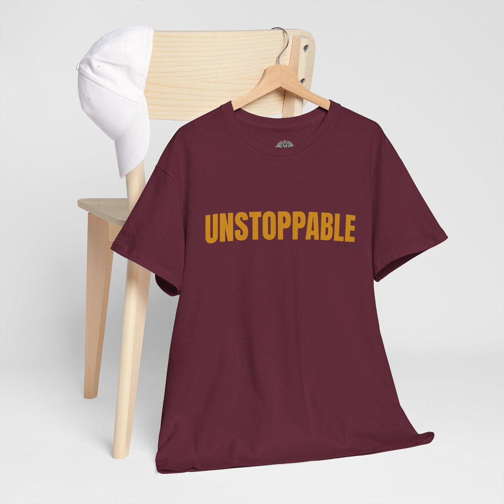 Unstoppable Tee — Motivational Graphic T-Shirt