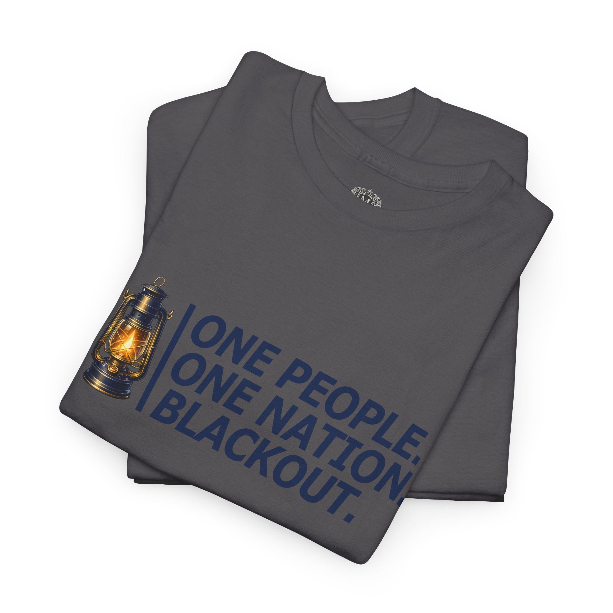 "One People. One Nation. Blackout." Lantern Graphic Tee