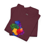 Guyana Floral Map T-Shirt — Colorful Petal Map Tee