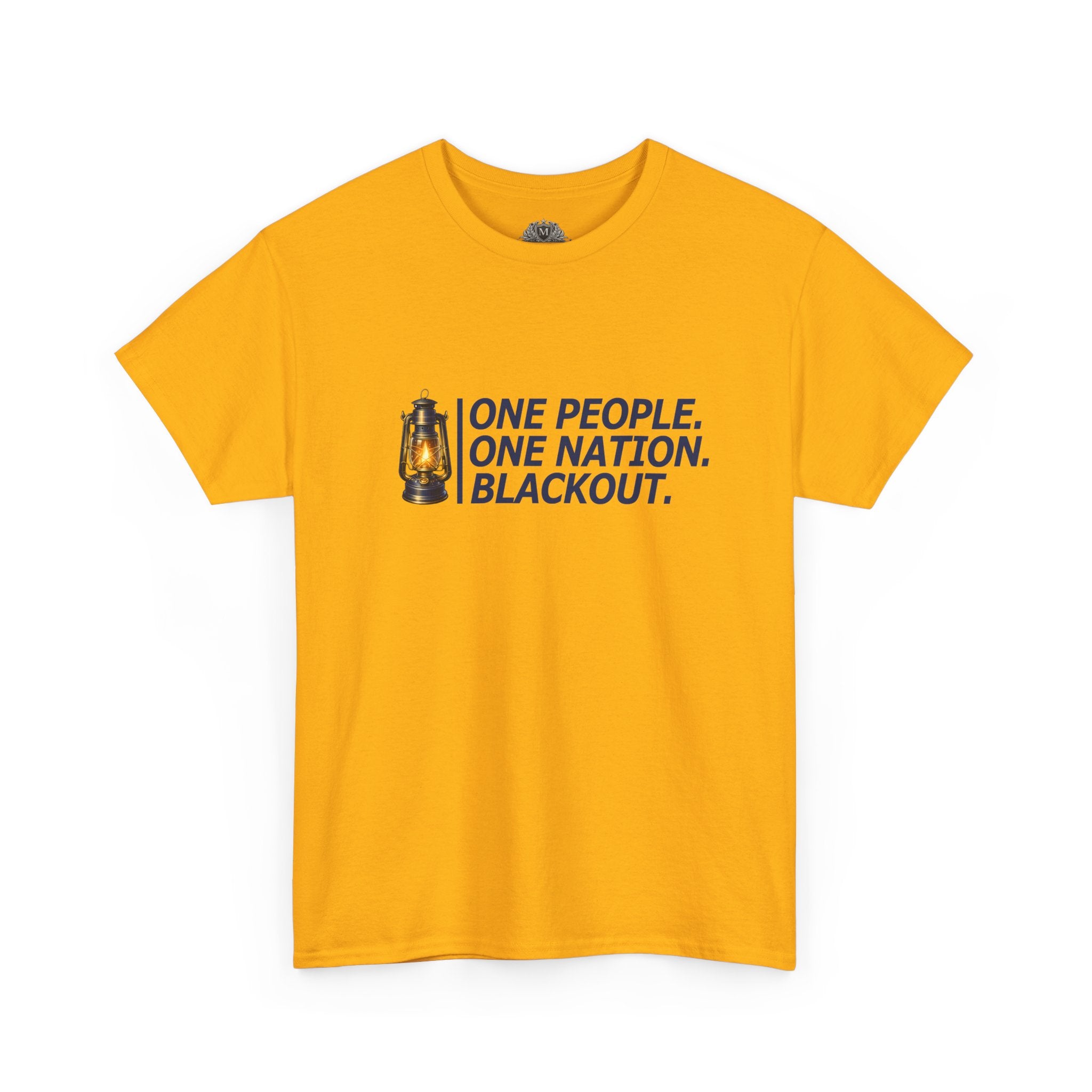 "One People. One Nation. Blackout." Lantern Graphic Tee