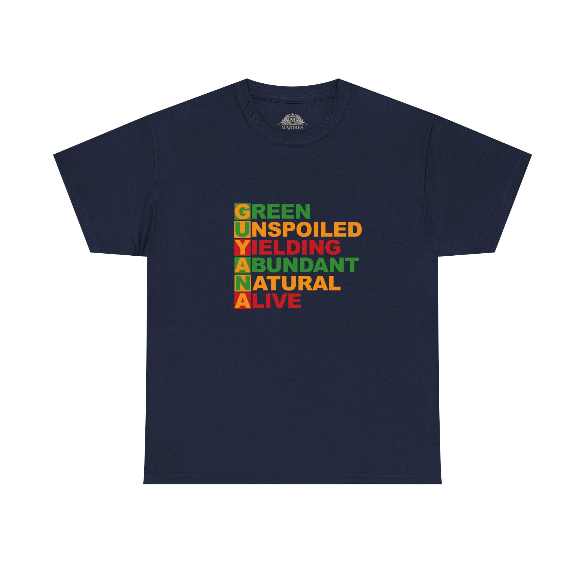 GUYANA Acrostic Design — Patriotic Eco Tee