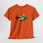Guyana Flag Lip Oil Painting Graphic Tee
