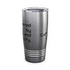 20oz Tumbler — Powered by Caffeine and Audacity Travel Mug